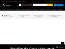 Tablet Screenshot of esoraeluxury.com